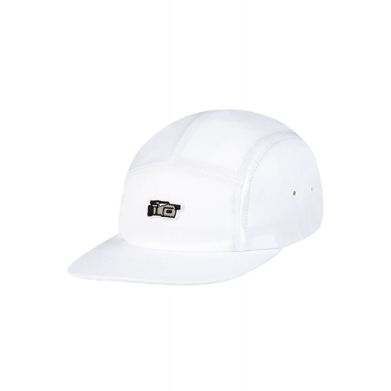 Vita 5 Panel Cap - white
