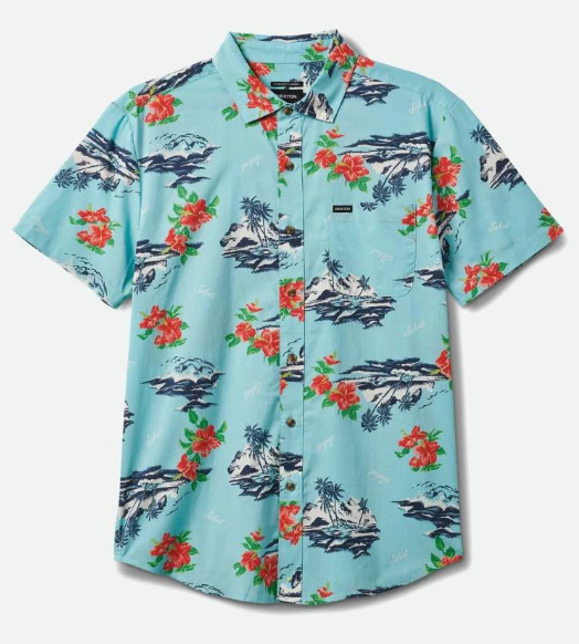 Charter Print - Canal Blue