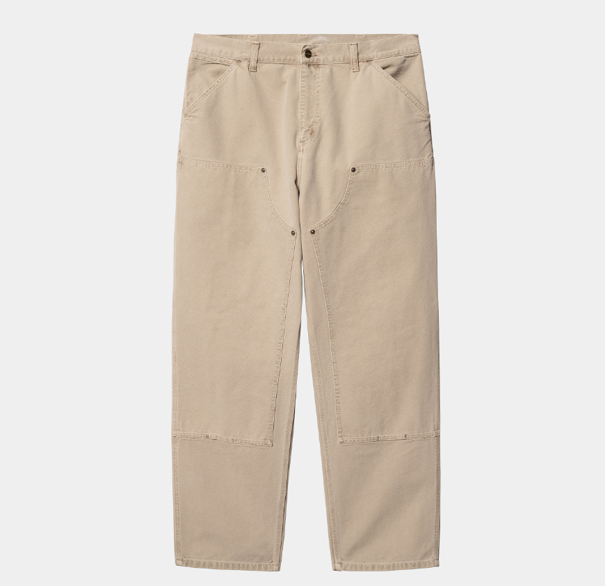 Double Knee Pant - dusty h brown (faded)