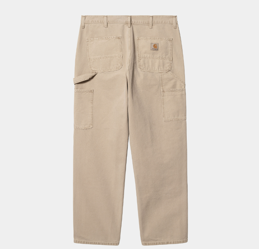 Double Knee Pant - dusty h brown (faded)