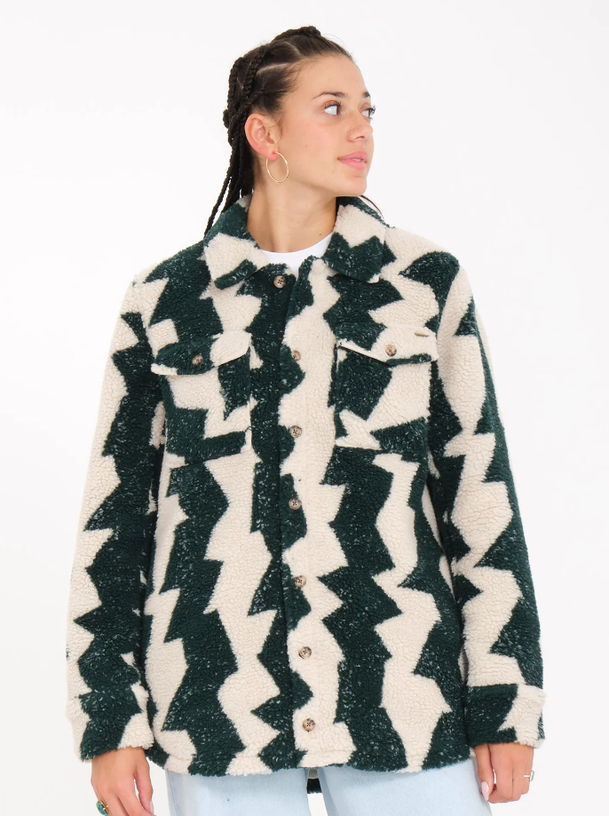 Silent Sherpa Jacket - ponderosa pine
