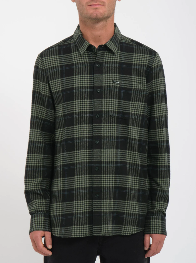 Caden Plaid Hemd - black