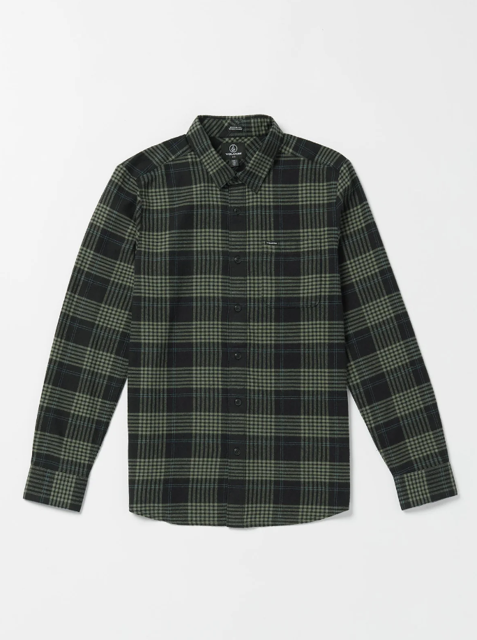 Caden Plaid Hemd - black