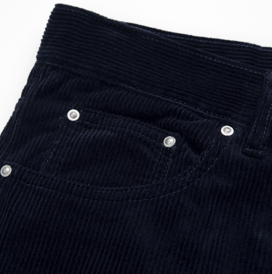 Newel Pant Cord - dark navy rinsed