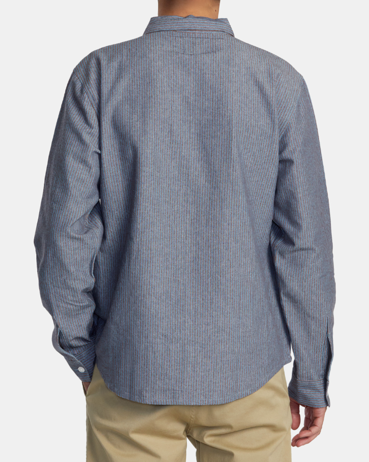 Dayshift Stripe Shirt - red earth