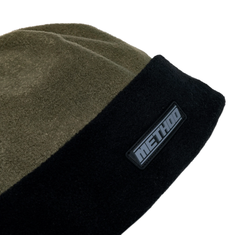 Fast Times Fleece Beanie - khaki/black