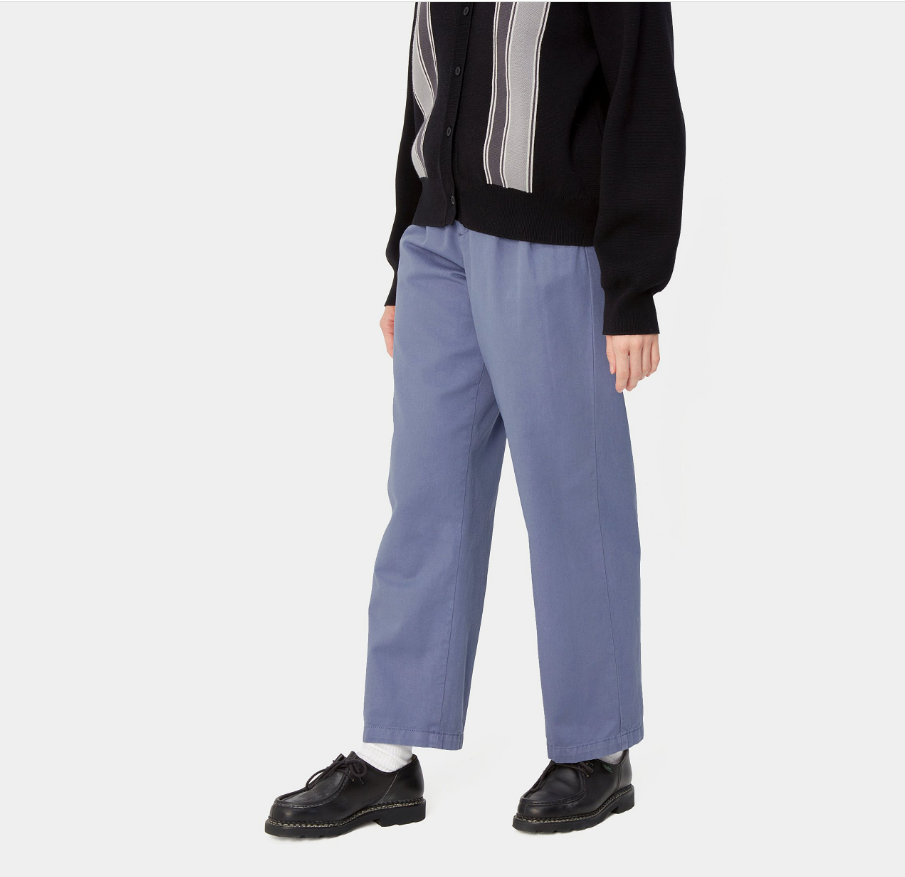 W' Cara Pant - bay blue garment dyed