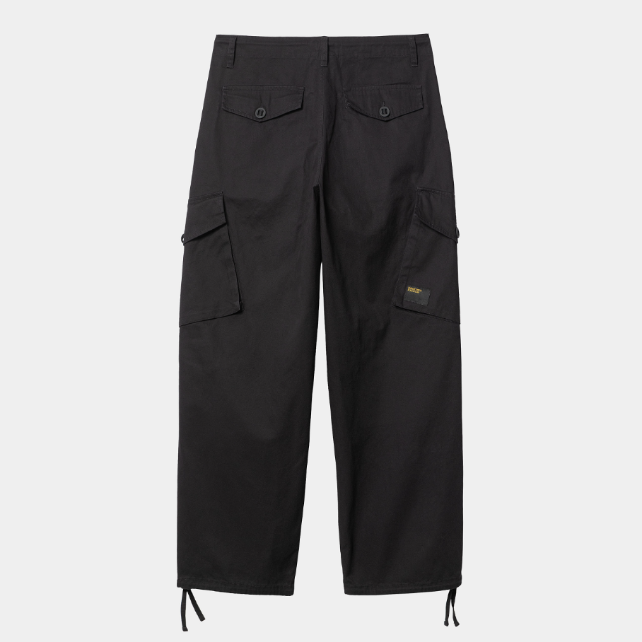 Unity Pant - black heavy enzyme wash