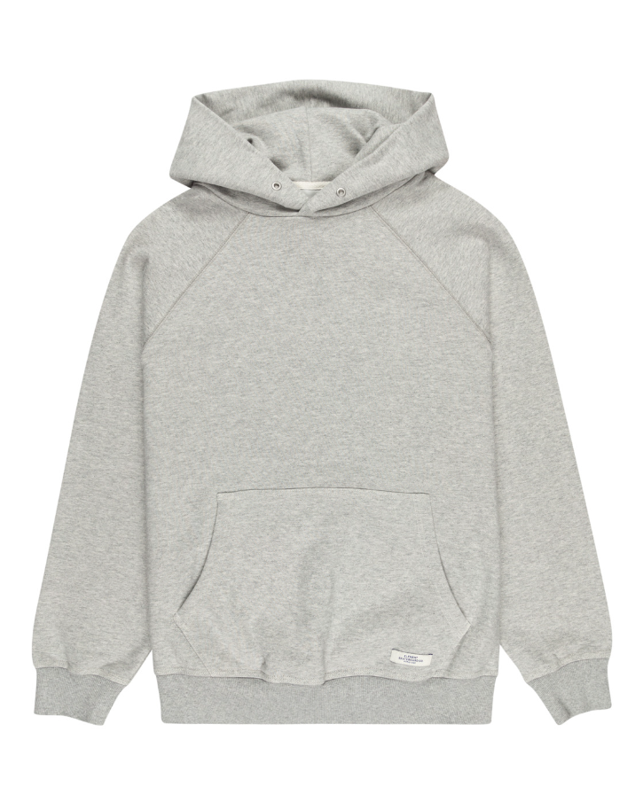 Cornell Crest Hoodie - mid grey heather