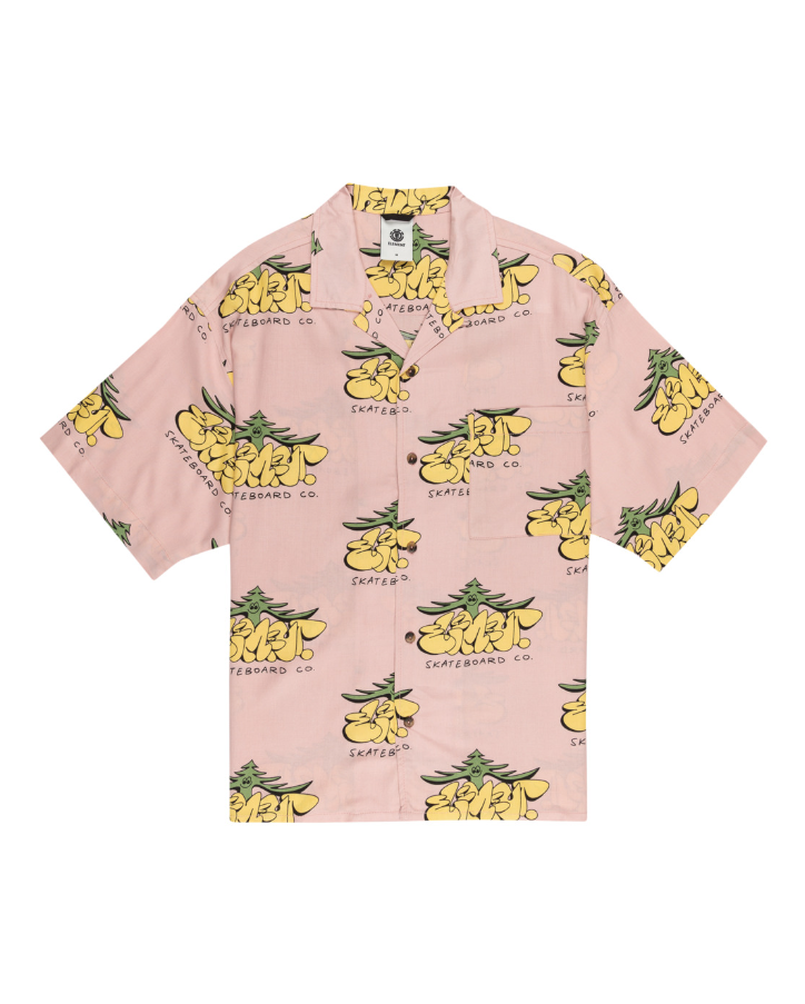Resort Shirt - woods pink