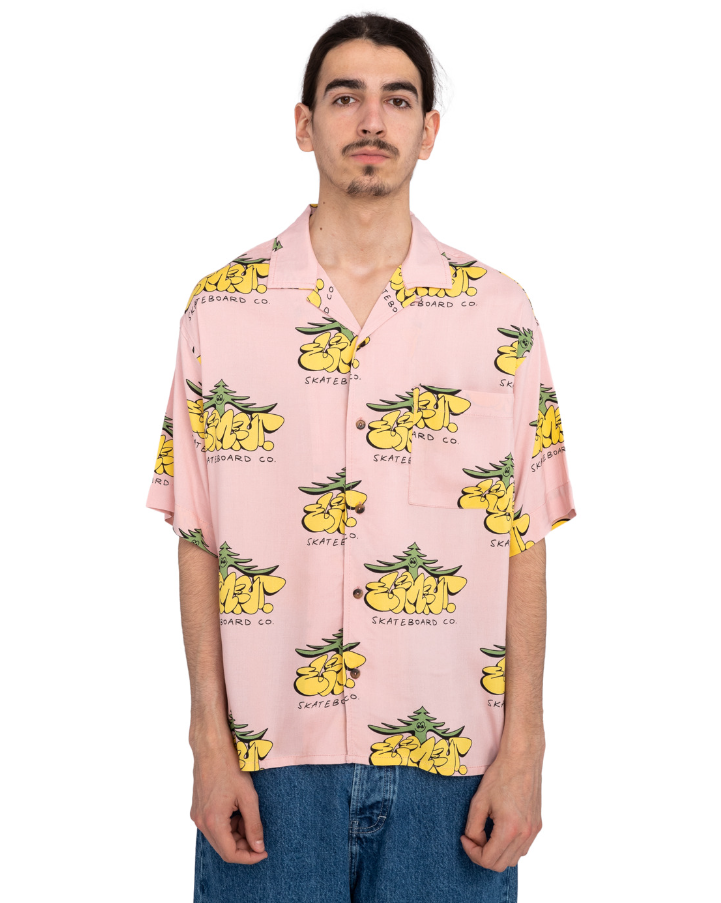 Resort Shirt - woods pink