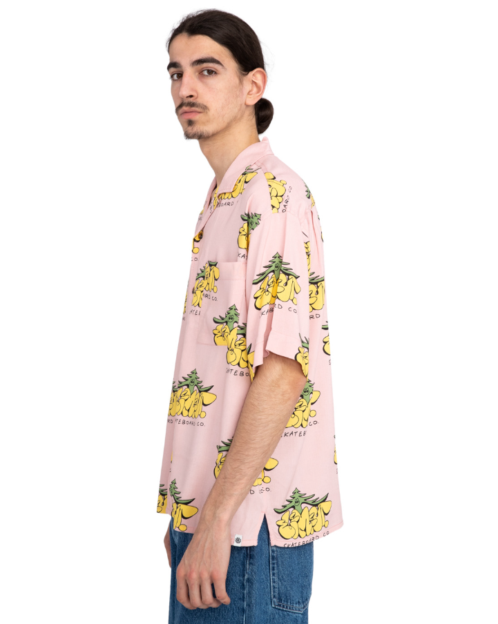 Resort Shirt - woods pink