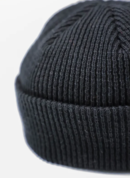 Fisherman Beanie - Black