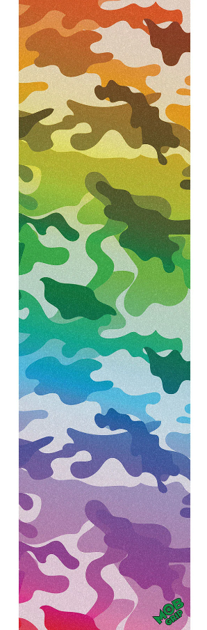 Rainbow Camo 2 Griptape 9"