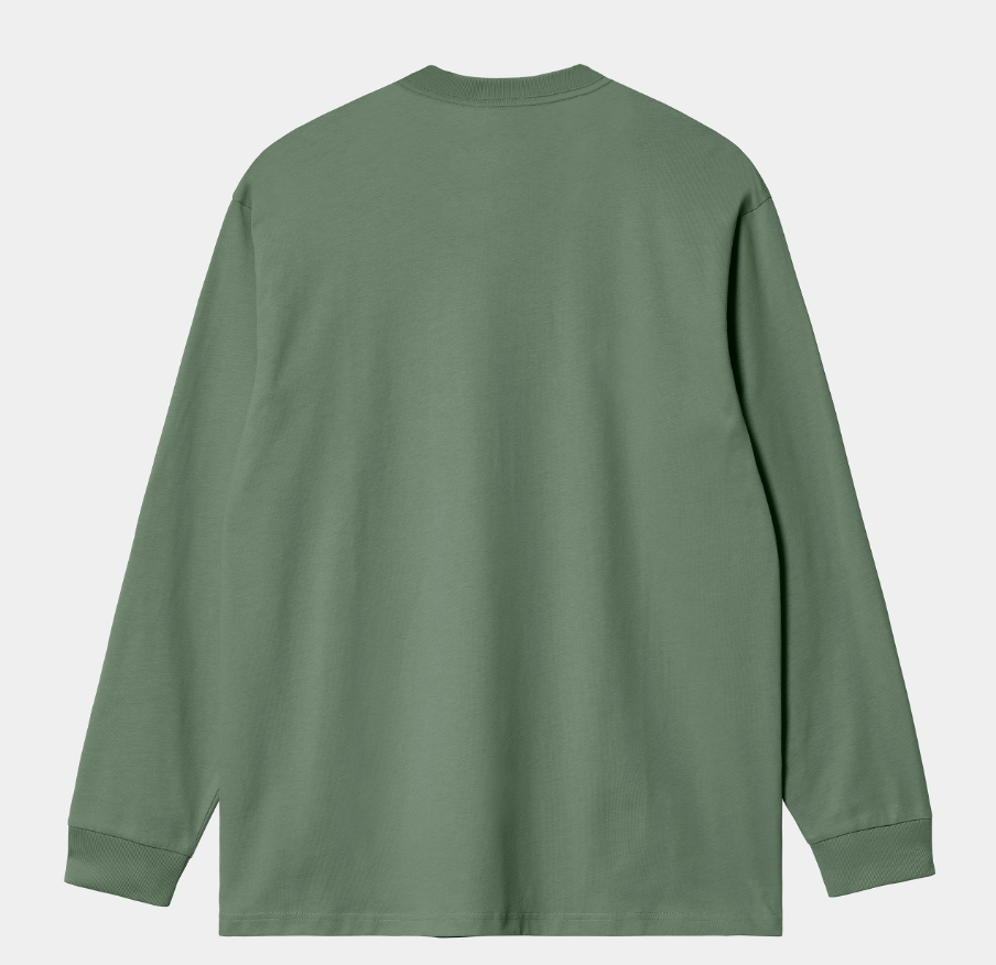 L/S Pocket T-Shirt - duck green
