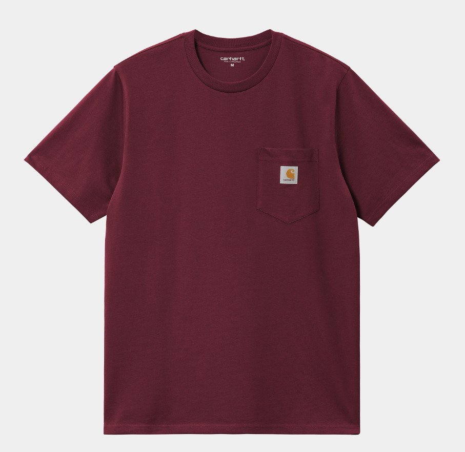 S/S Pocket T-Shirt - malibec