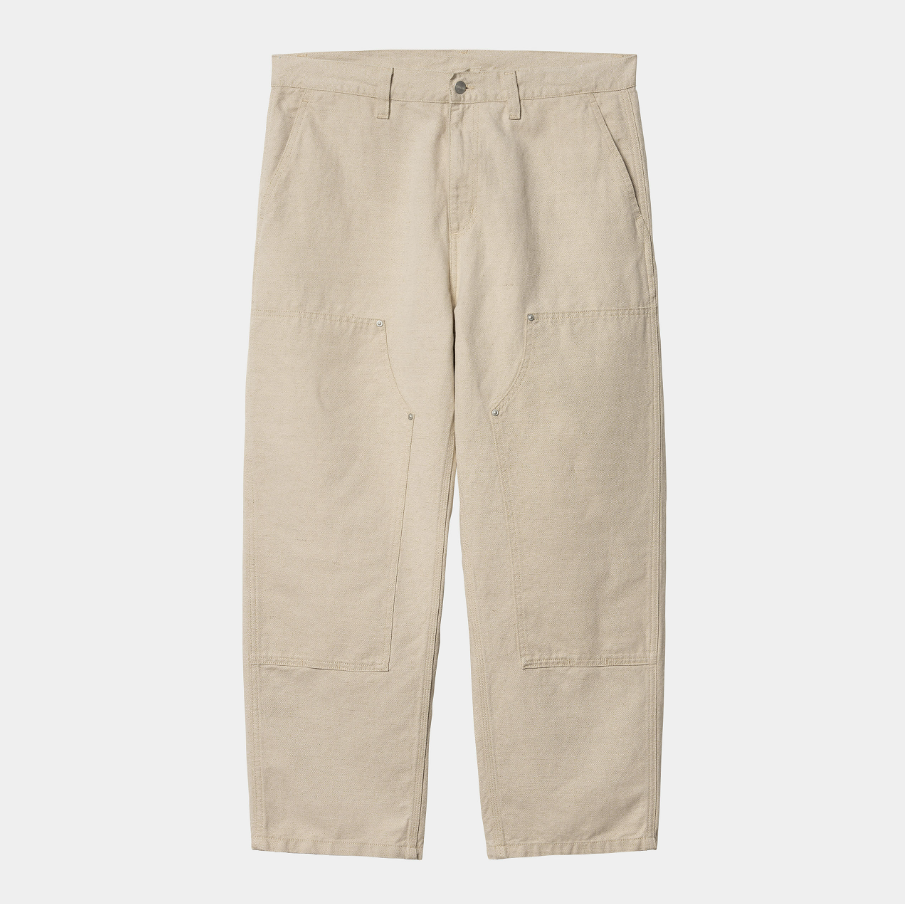 Walter Double Knee Pant - natural