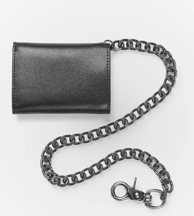 Pistol Leather Wallet - Black