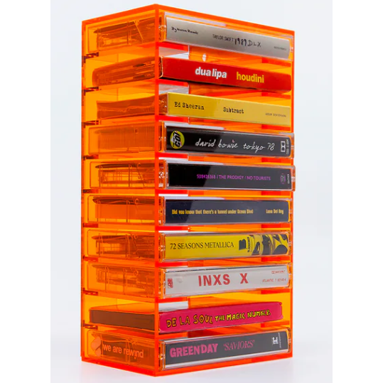 Rack  - 10 Tapes - Orange