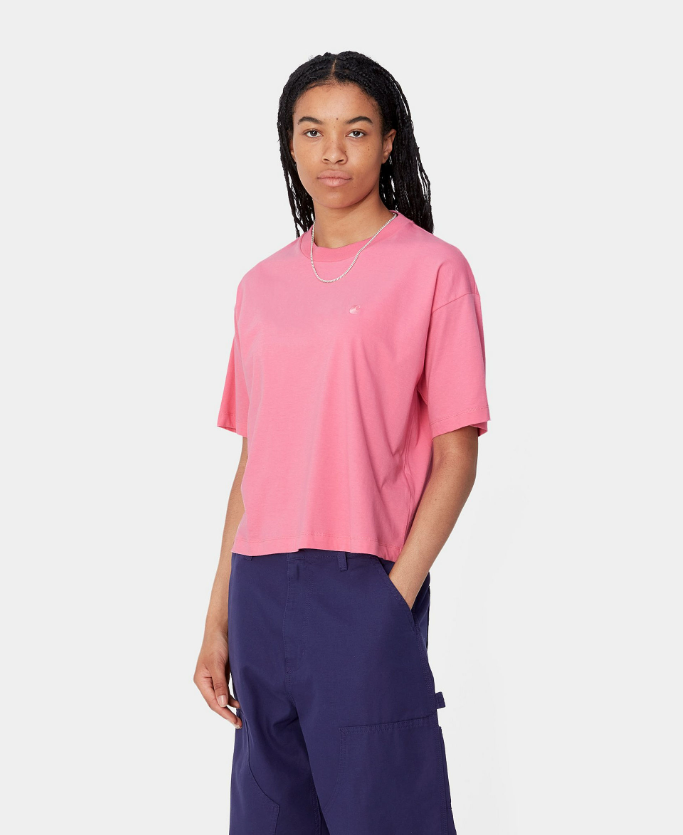 W' S/S Chester T-Shirt - Charm Pink