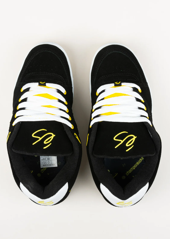 Accel Og X Chomp On Kicks - Black/White/Yellow