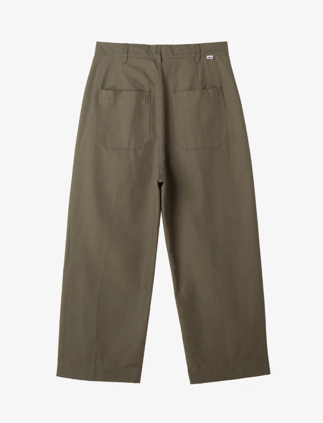Oliver Pleated Pant - Tea Leaf