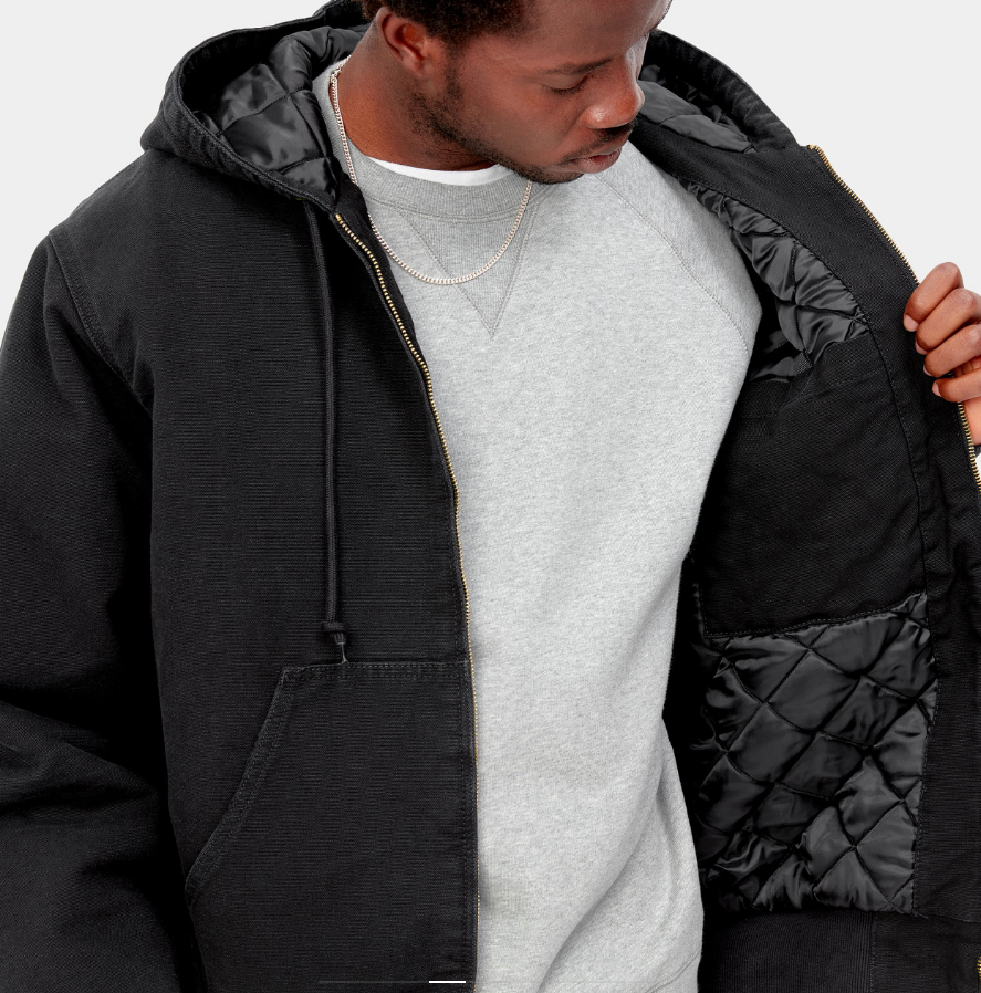 OG Active Jacket (Winter) - Black Aged Canvas
