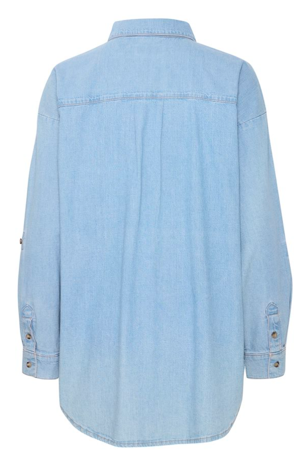 IHDIVER Hemd - Washed Blue Denim