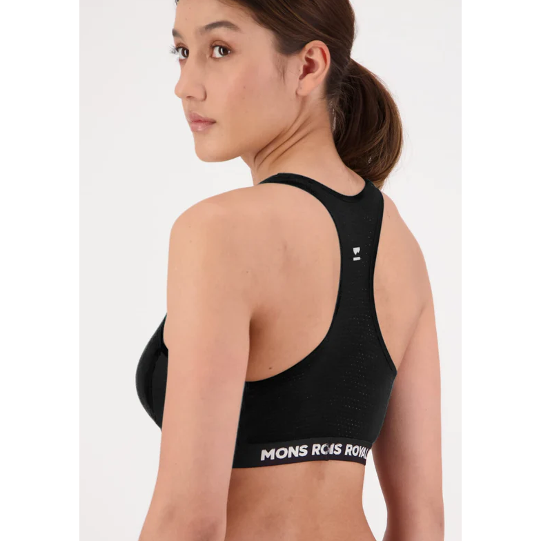 Sierra Merino Sports Bra - Black