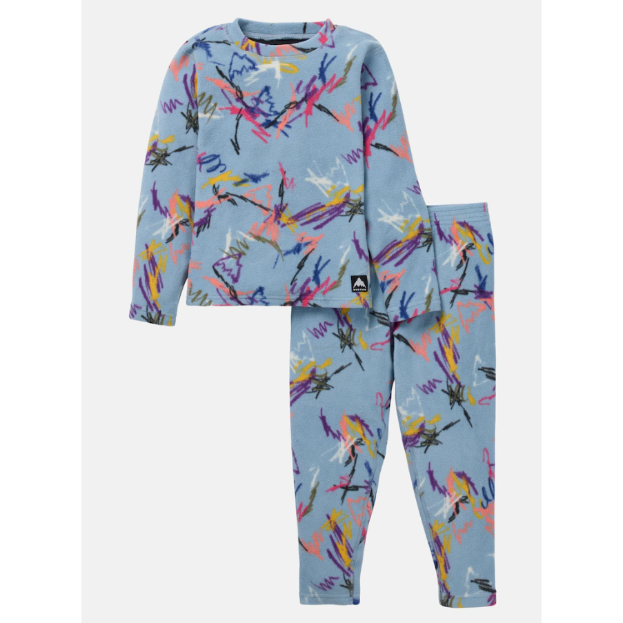 Toddlers' Heavy Weight Fleece Base Layer Set - Scribble