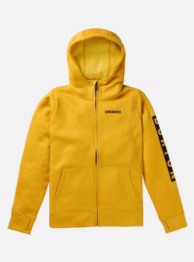 Kids' Oak Full-Zip Hoodie - Goldenrod Heather
