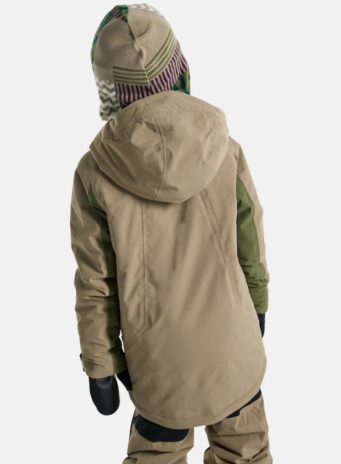 Kids' Hillslope Jacket - Summit Taupe / Forest Moss