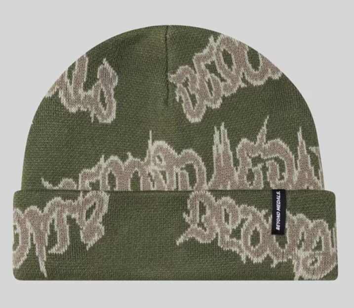 90s Spike Beanie - Green