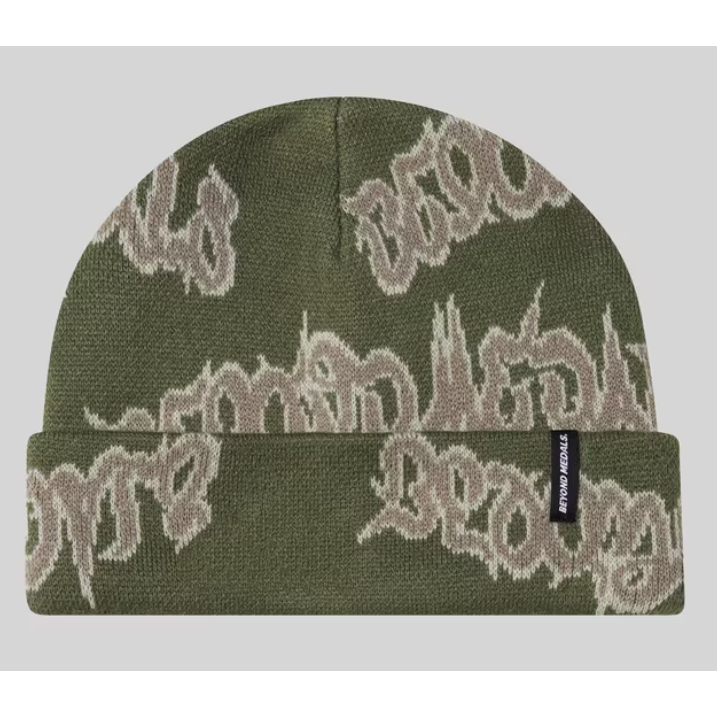 90s Spike Beanie - Green