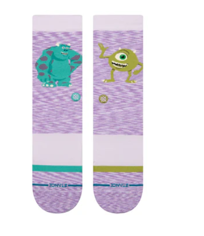 Stance Scare Floor Crew Sock - Lavender