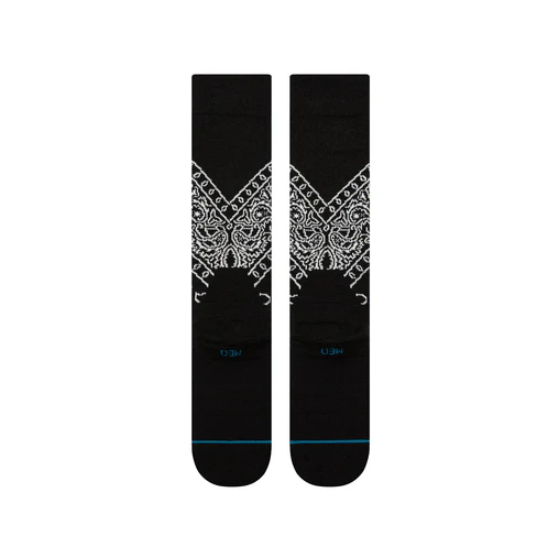 Barrio Mid Wool Snow Sock - Black