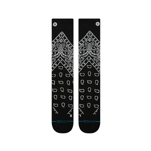 Barrio Mid Wool Snow Sock - Black