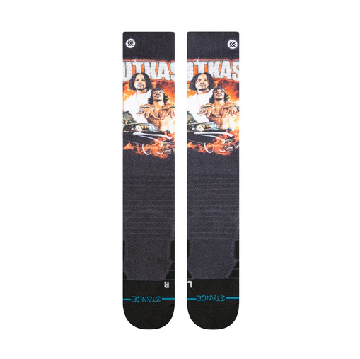 Stankonia Mid Poly Snow Sock - Black