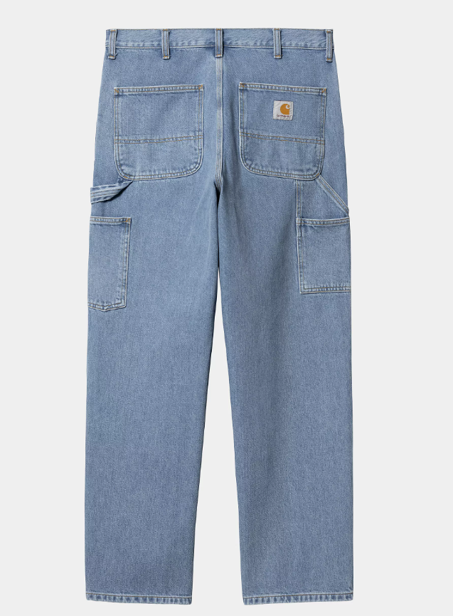Double Knee Pant - Blue Stonebleached