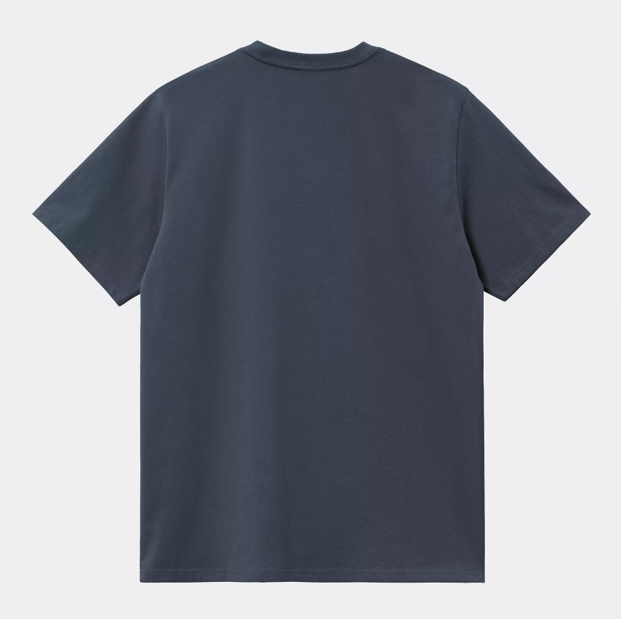 S/S Chase T-Shirt - Dusky Blue/Gold