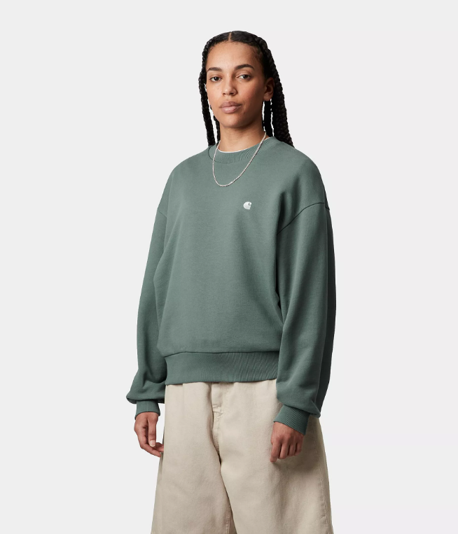 W' Casey Sweatshirt - Silver Pine/Silver