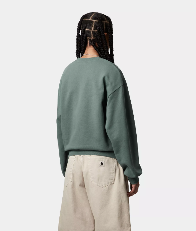 W' Casey Sweatshirt - Silver Pine/Silver