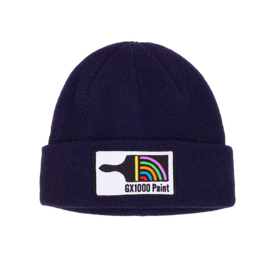 Paint Beanie - Navy