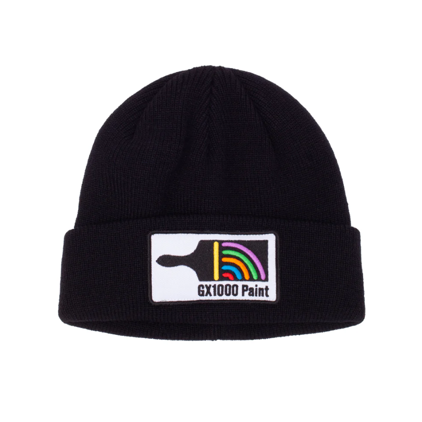 Paint Beanie - Black