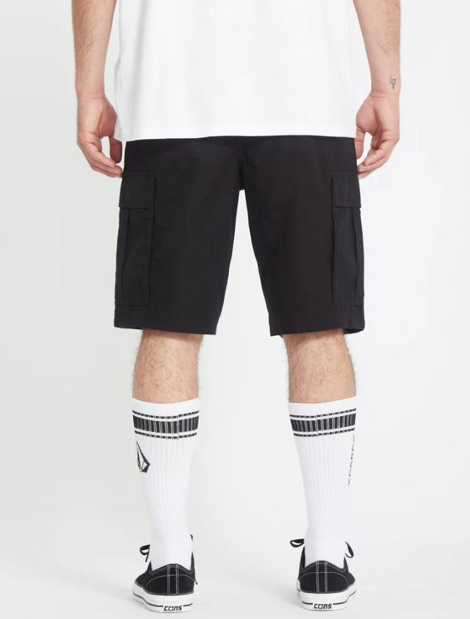 Strange Tripper Cargo 22" Shorts - Black