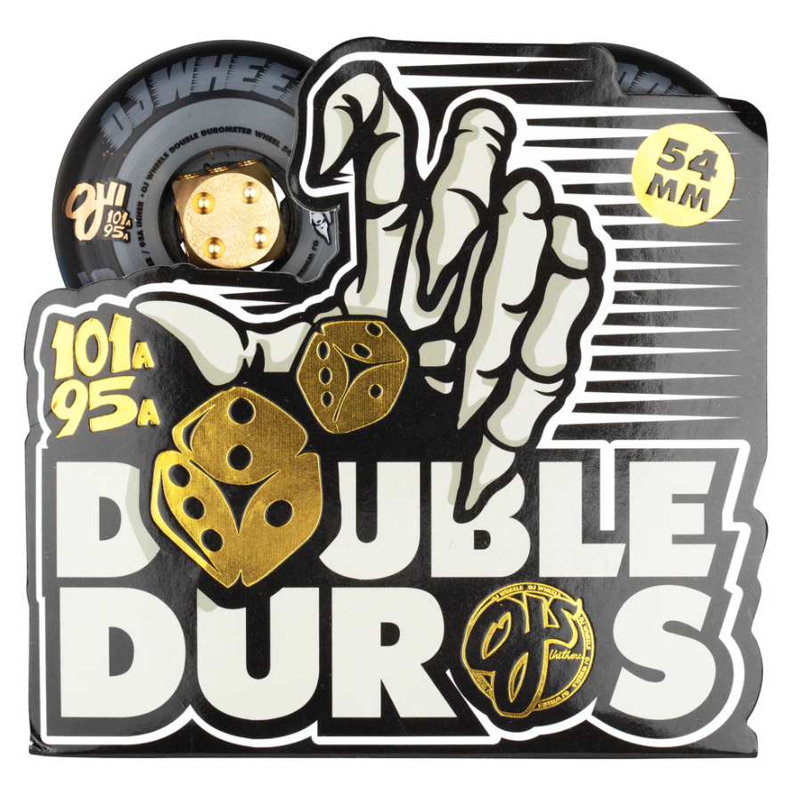 OJ Wheels Double Duro Black 54mm - 101A/95A