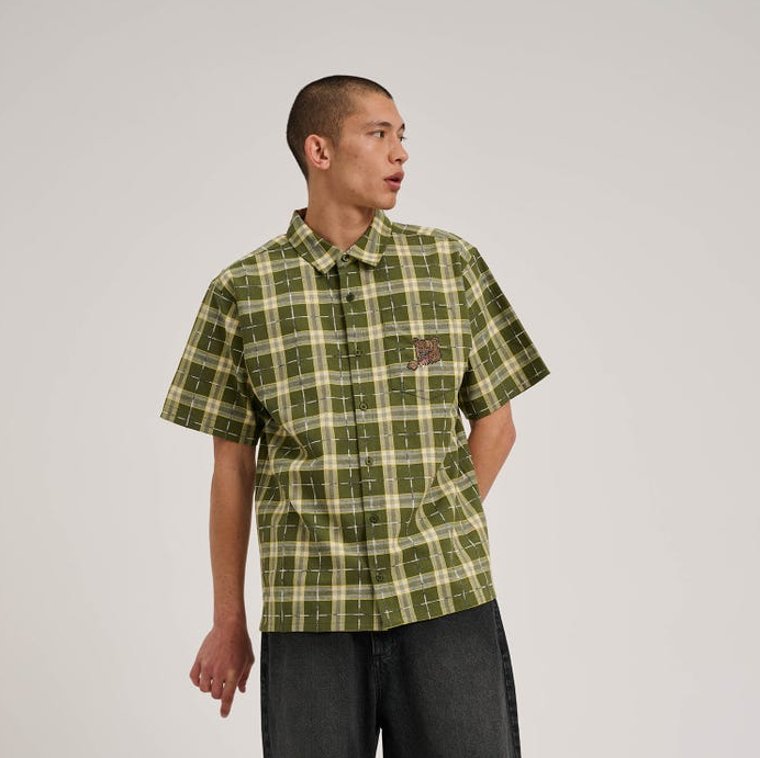 Braun Great Outdoors S/S Shirt - Iguana Check