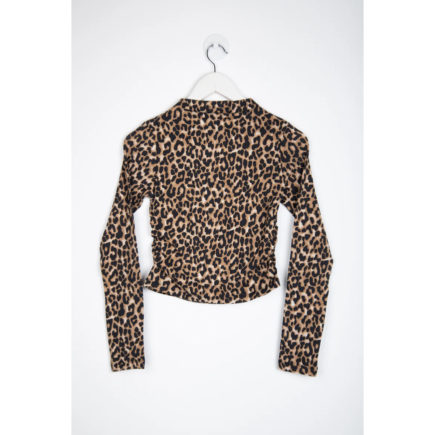 Top aus Baumwoll-Mix - gemustert