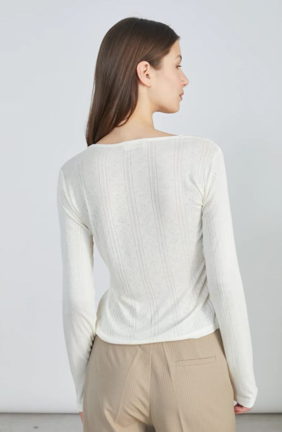 Shirt aus Viskose-Mix - White