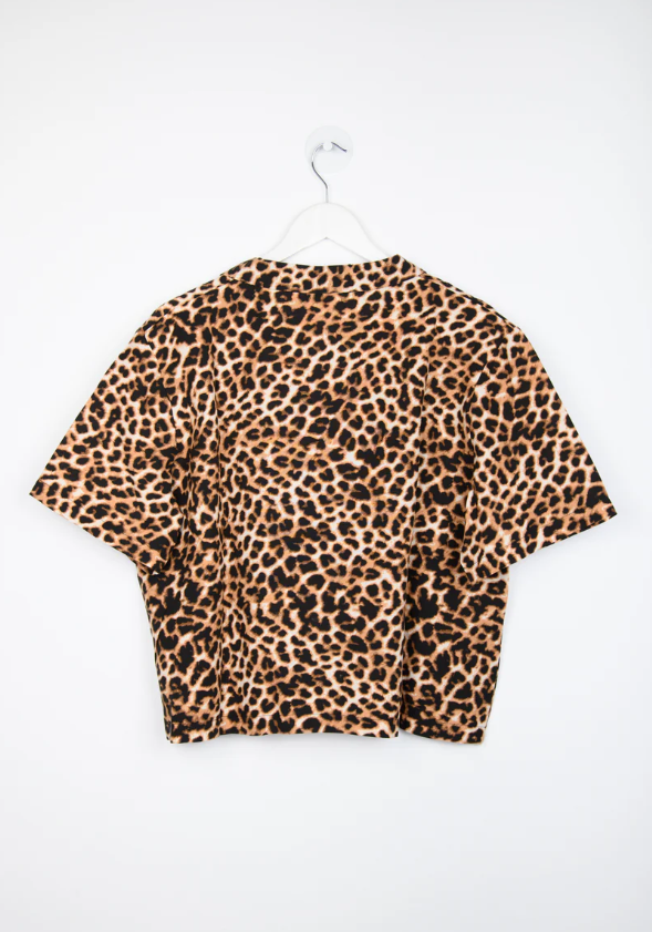 Bluse aus Viskose - Gemustert